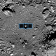 Nightingale crater, with the target touch-and-go site.